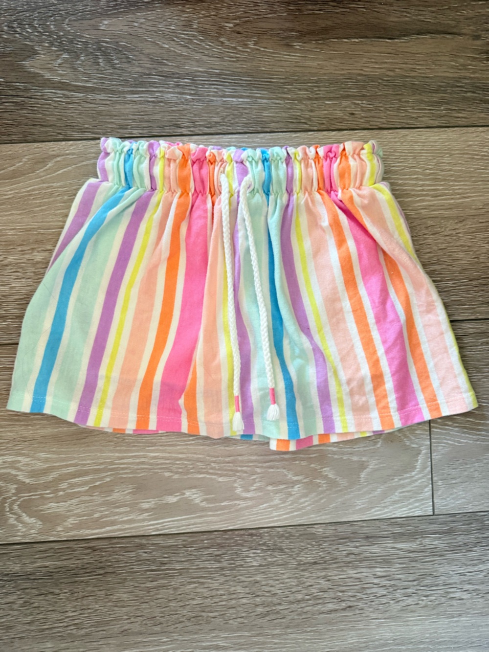 Kids Rainbow Stripe Skort - Multicolor